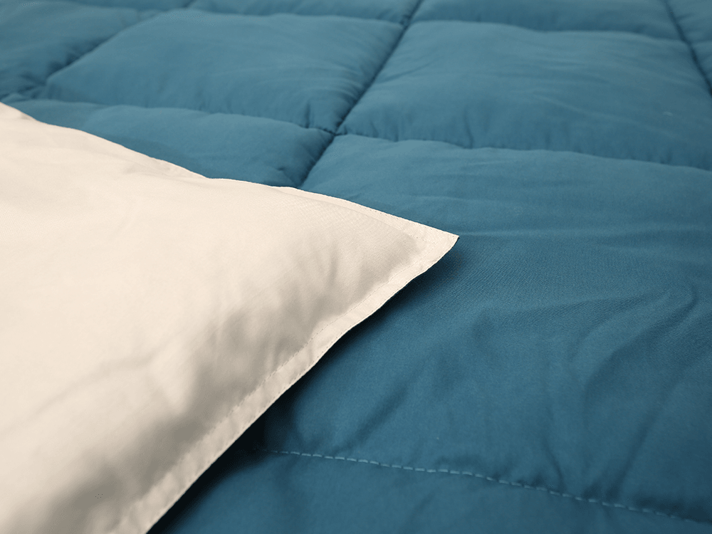 Dvojitá duální barva polyesterová přikrývka